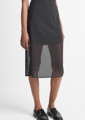 Vince Sheer Slit Pencil Skirt