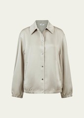 Vince Shine Snap-Front Jacket