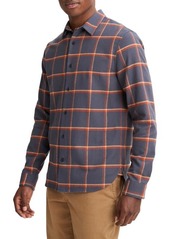 Vince Skipton Plaid Flannel Button-Up Shirt