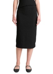 Vince Textured Midi Skirt