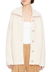 Vince Spread Collar Button Front Cardigan
