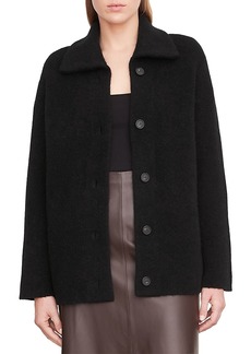 Vince Spread Collar Button Front Cardigan