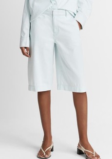 Vince Spring Cotton Twill Long Shorts