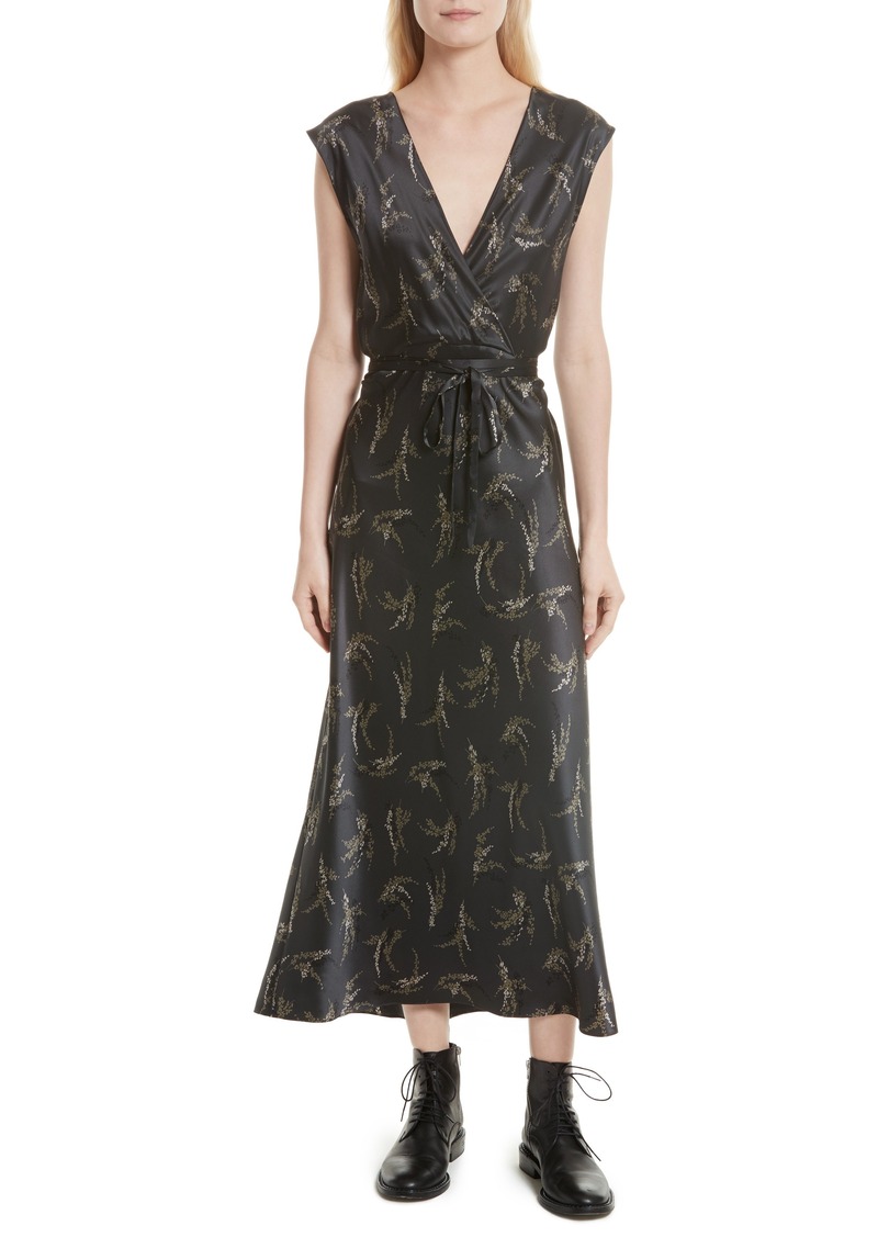 vince silk dress