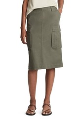 Vince Stretch Cotton Utility Cargo Skirt