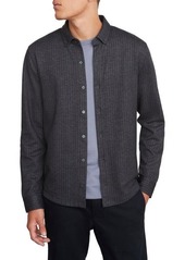 Vince Stripe Cotton Button-Down Shirt