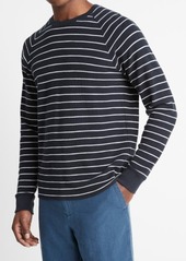 Vince Stripe Waffle Knit Top