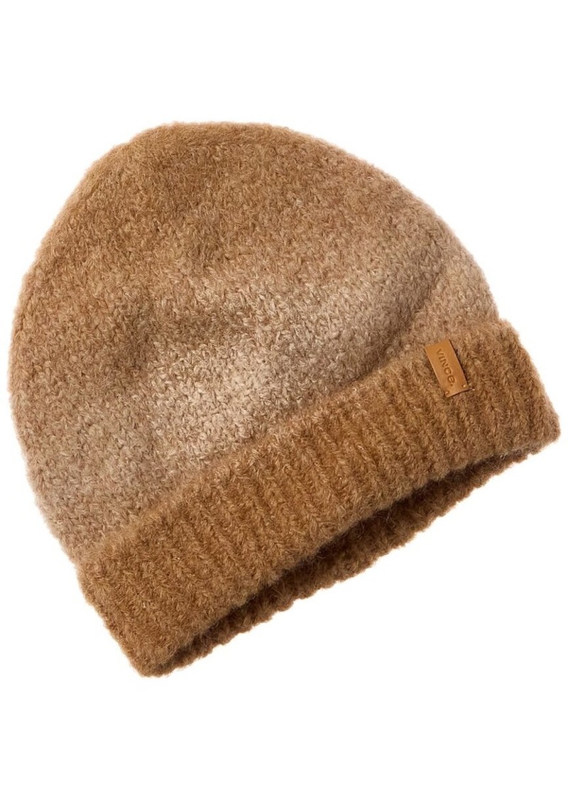 Vince Subtle Space-Dye Cuffed Alpaca-Blend Hat