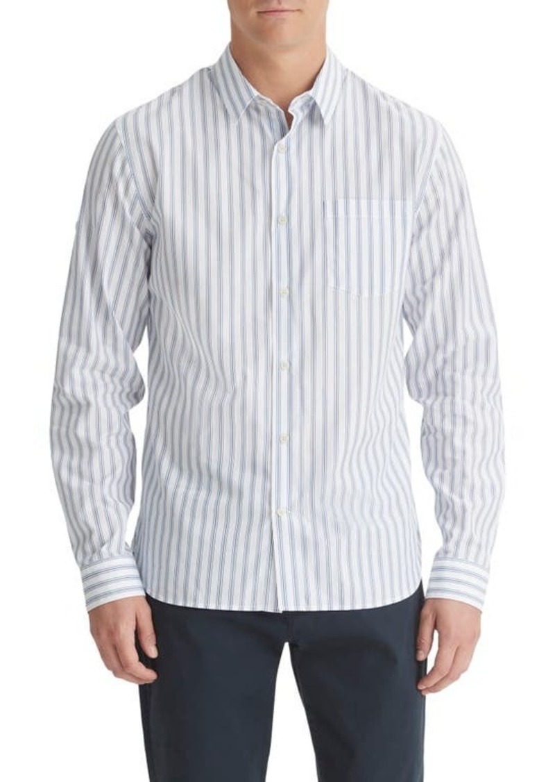 Vince Surf Stripe Button-Up Shirt