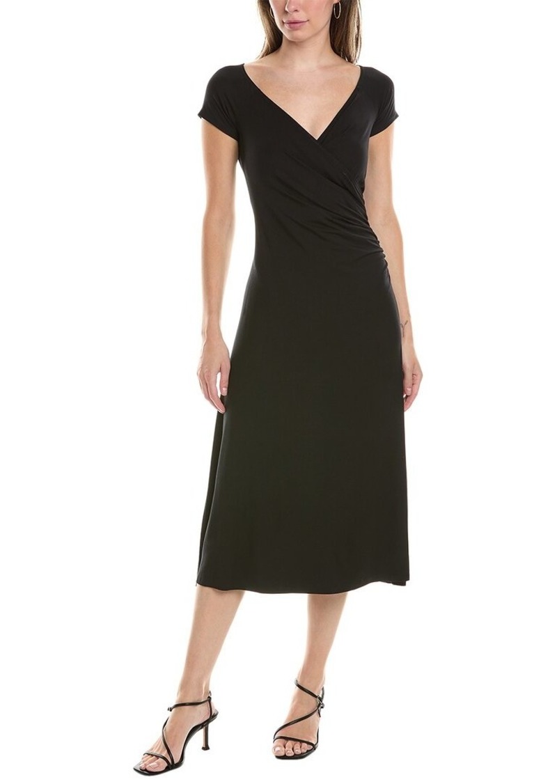 Vince Surplice Midi Dress