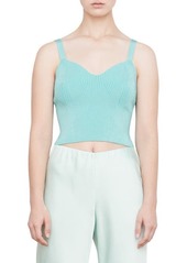 Vince Sweetheart Rib Crop Tank