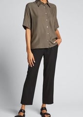 Vince Tapered Viscose Trousers