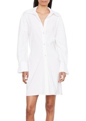 Vince Tie Back Long Sleeve Shirtdress