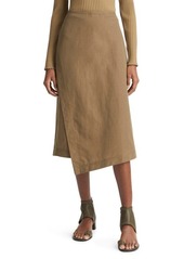 Vince Utility Asymmetric Midi Skirt