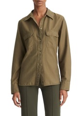Vince Utility Long Sleeve Button-Up Shirt
