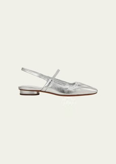 Vince Venice Metallic Slingback Ballerina Flats