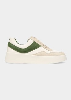 Vince Warren Mixed Leather Court Sneakers