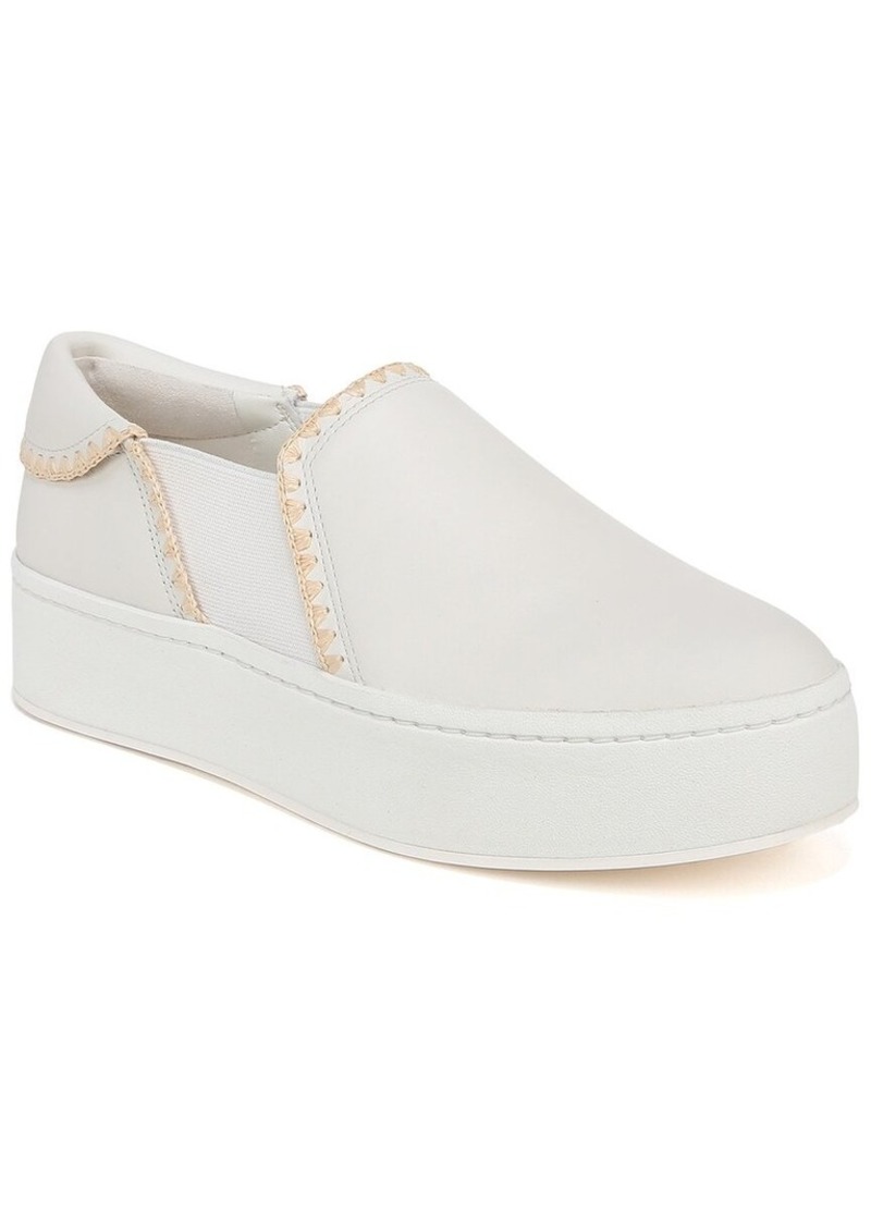 Vince Warren Raffia Leather Slip-on