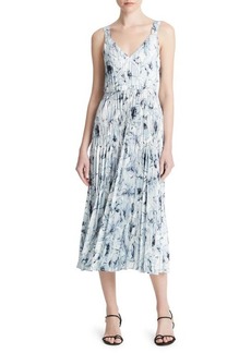 Vince Washed Lily Pleated Slipdress
