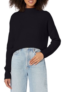 Vince Womens Boiled Funnel Neck Pullover Sweater   US