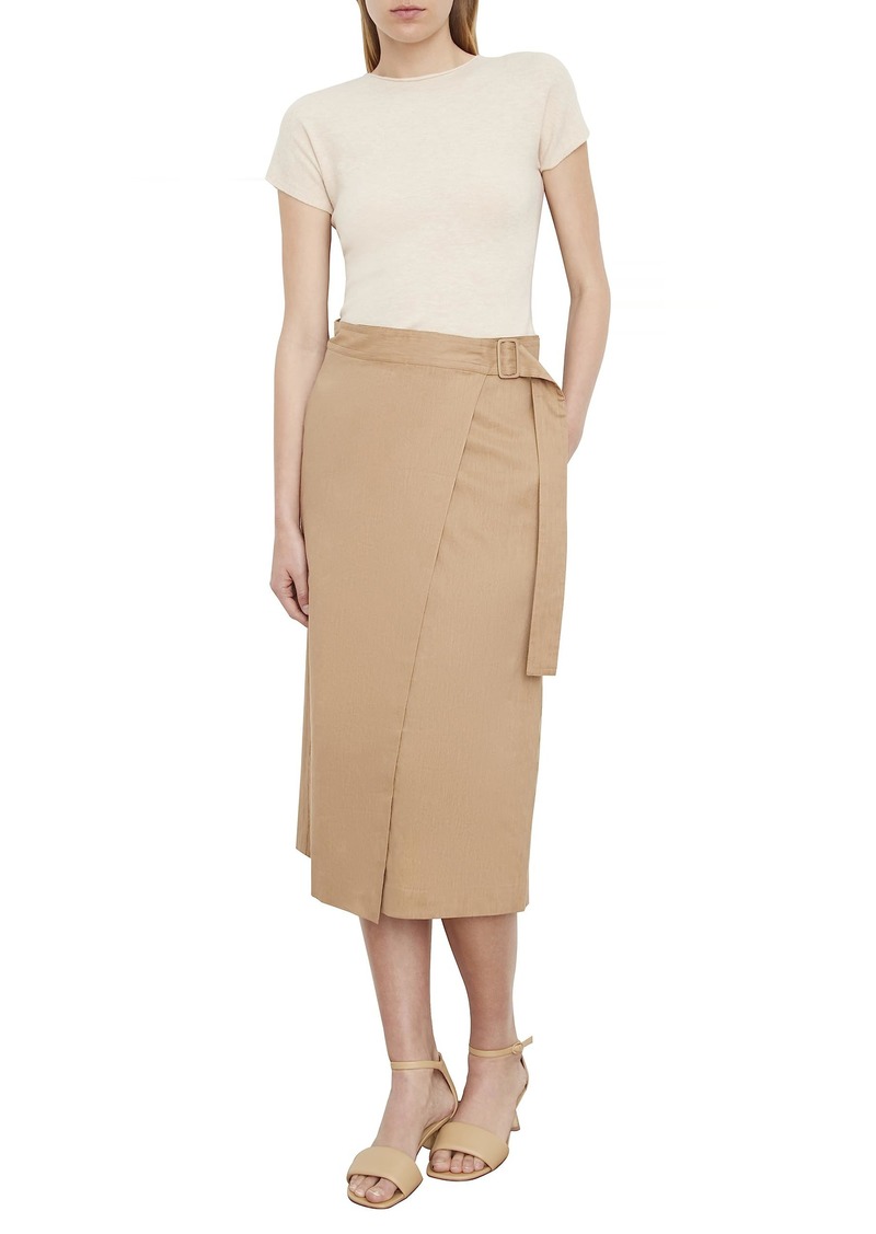 Vince Women's Buckle WRAP Skirt