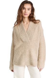 Vince Women's Crimped Shawl Sweater