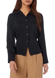 Vince Women's Fitted Shaped Collar Blouse