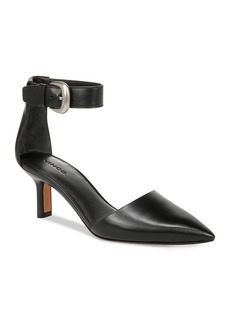 Vince Women's Perri Leather d'Orsay Ankle Strap Pumps