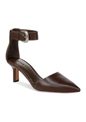 Vince Women's Perri Leather d'Orsay Ankle Strap Pumps