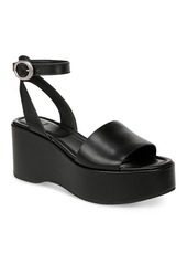 Vince Women's Phillipa Leather Platform Ankle Strap Sandals