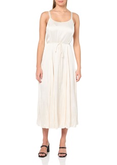 Vince Womens Relaxed Crushed Slip Dress