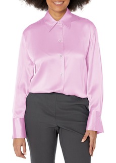 Vince Womens Relaxed L/S Blouse