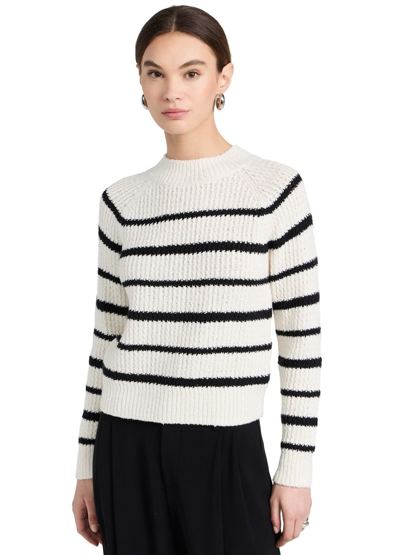 Vince Women's Ribbed Stripe Pullover