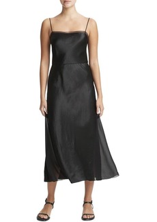 Vince Women's Sheer Panelled Slip Dress