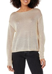 Vince Women's Shiny Pullover LT Straw