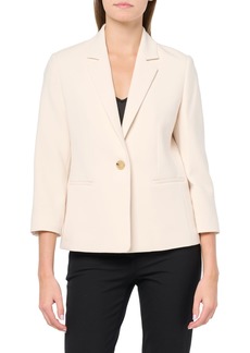 Vince Womens SHRUNKEN BLAZER OFF WHITE