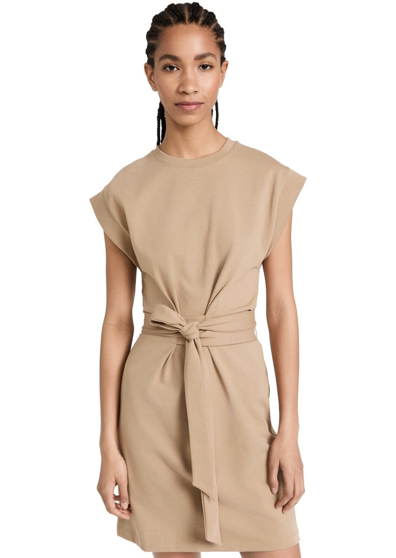 Vince Womens S/S TIE Waist Dress