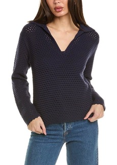 Vince Womens Textured Baja Pullover