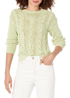 Vince Women's Textured Cable Crew