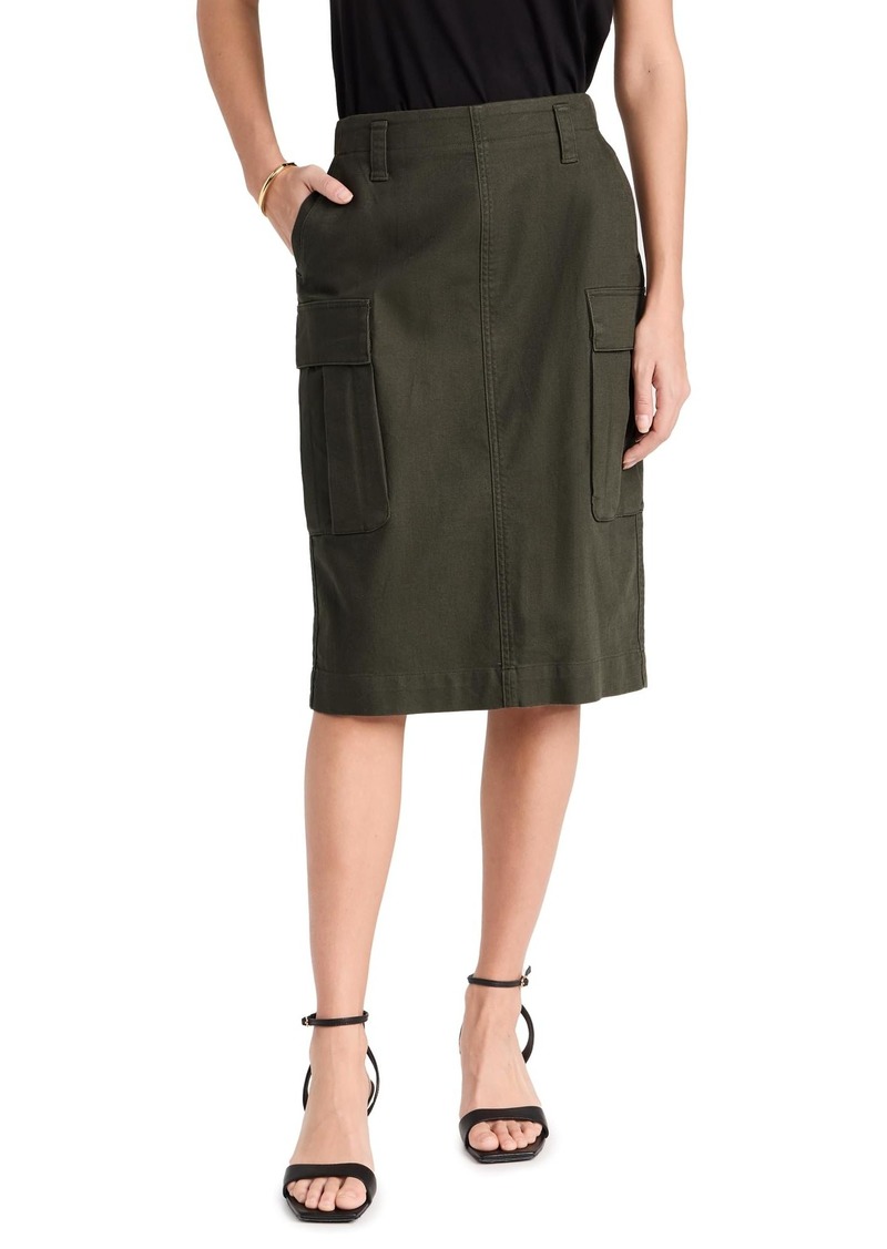 Vince Womens Utility Cargo Skirt