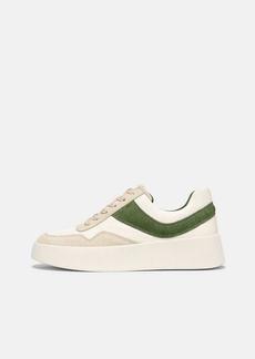 Vince Warren Court Leather and Suede Sneaker