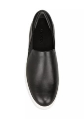 Vince Warren Leather Platform Slip-On Sneakers