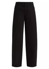 Vince Washed Twill Wide-Leg Pants