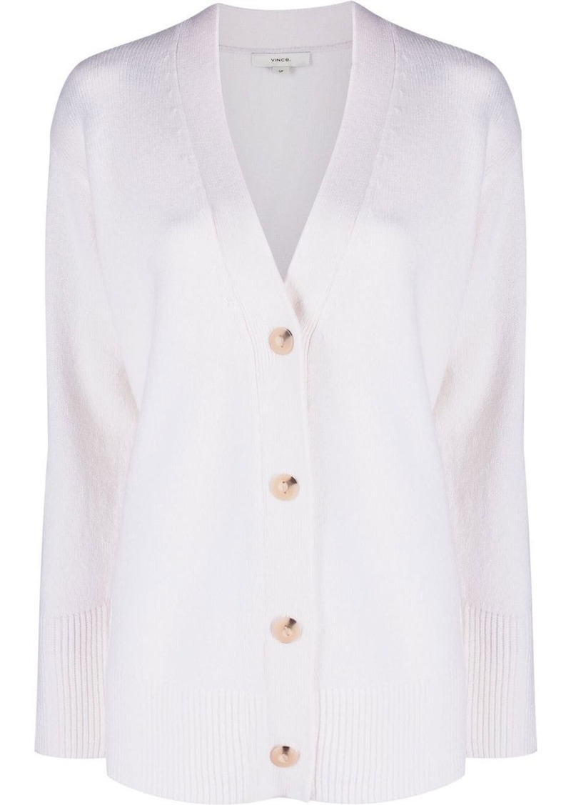 Vince Weekend V-neck ribbed cardigan