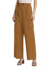 Vince Wide-Leg Cargo Trousers