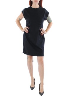 Vince Womens Knit Knee Shift Dress