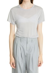 Vince Relaxed Crewneck T-Shirt in Fog at Nordstrom