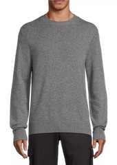 Vince Wool-Cashmere Crewneck Sweater