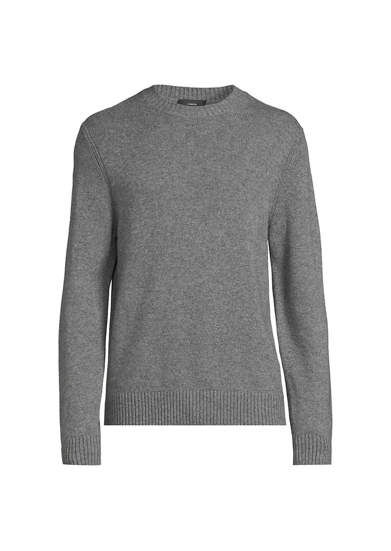 Vince Wool-Cashmere Crewneck Sweater