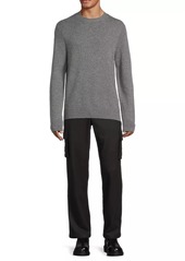 Vince Wool-Cashmere Crewneck Sweater